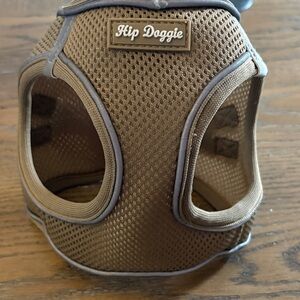 Hip Doggie Tan Mesh Dog Harness